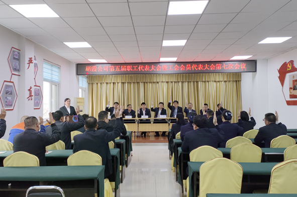 奋楫扬帆风正劲 勇立潮头谱新篇——栖霞公司召开第五届职工代表大会第七次会议